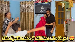 1 million subscribers completed 🙏🏻🙏🏻#shorts #funny #sasural #vlog