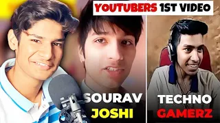 I found out 1st video of these famous YouTubers!