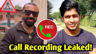 😱 LEAKED! Ajaz Khan CALL RECORDING with Thara Bhai Joginder
