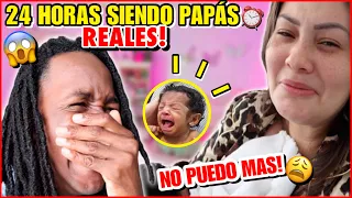 24 HORAS SIENDO PAPÁS DE NUESTRA BEBÉ RECIÉN NACIDA😱 - Eliza Ibeth