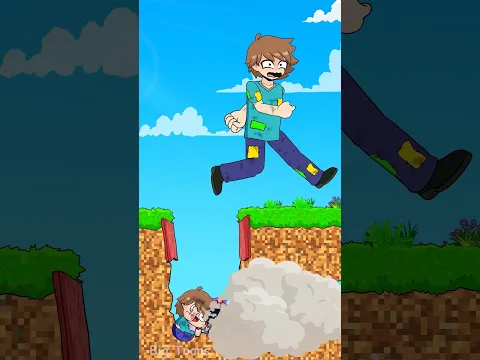 A Touching Story of Good Dog's Sacrifice to Save Baby Steve 😭 | Sad Story | #shorts #minecraft