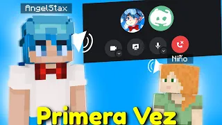 Le Di CLASES De MINECRAFT A Un NIÑO RANDOM De DISCORD