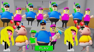 [LIVE] BORRIS POLIVE FAMILY PRISON RUN -MISS MUFFIN SCARY STORE RUN ESCAPE-All Morphs Unlocked #obby