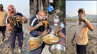 समंदर में ऑक्टोपस पकड़े l Ulhas Kamathe l Non-Veg Mania 🐙