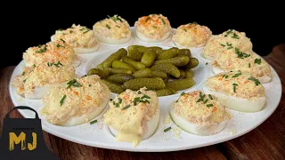 Huevos rellenos de atún: la receta más fácil