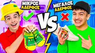 ΜΙΚΡΟΣ vs ΜΕΓΑΛΟΣ ΑΔΕΡΦΟΣ