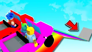 EL TOBOGÁN MÁS ALTO DEL MUNDO Y PELIGROSO EN ROBLOX CARRERA TIMBA VK MONDONGO ACENIX