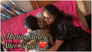 Meeting my family after 3 years❤️||Grand parents love|#MMIndiadiaries|| India vlogs