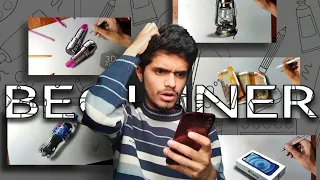 Beginners How to Draw 3D drawing in an easy way tutorial