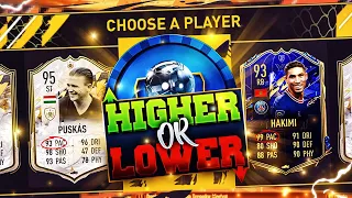 HIGHER or LOWER DRAFT BATTLE ft. Sunzone ⚽🔥 FIFA 22