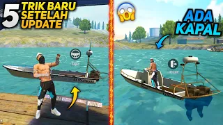 TOP 5 TRIK DAN BUG TERBARU SETELAH UPDATE DI FREE FIRE - Perahu Jaman Batu!