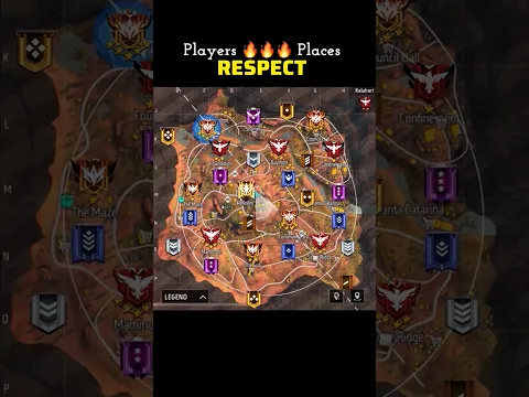 Freefiremax | kalahari map | all rank players ranked logos |#ffrank #ffmax #foryou #short #albabgyt