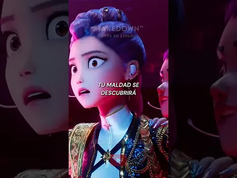 Hicimos nuestra propia versión en español de “#TAKEDOWN” 😱 de #kpopdemonhunters #HUNTRIX #JINURUMI