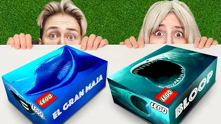 DO NOT UNBOX MYSTERY LEGO EL GRAN MAJA AND BLOOP AT 3:00 AM !!