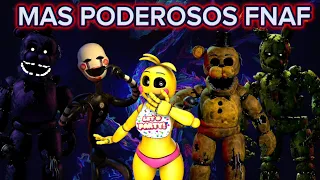 Los ANIMATRÓNICOS más PODEROSOS de Five Nights at Freddy's [FNAF] #toychica