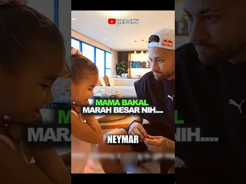 Inilah cara lucu putri Neymar agar tidak dimarahi Ibunya karena menggambar di tas meja 😂😎