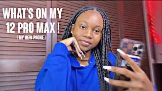 WHATS ON MY IPHONE 12 PRO MAX !