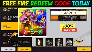 Holi Redeem Code Free Fire | Free Fire New Redeem Code | Free Fire Redeem Code Today