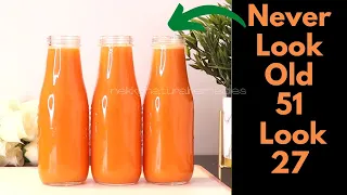 She never looks old because she drinks this 2 times a week She is 51 but looks 27