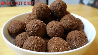 Easy Chocolate Truffle Balls | One Pot Chef