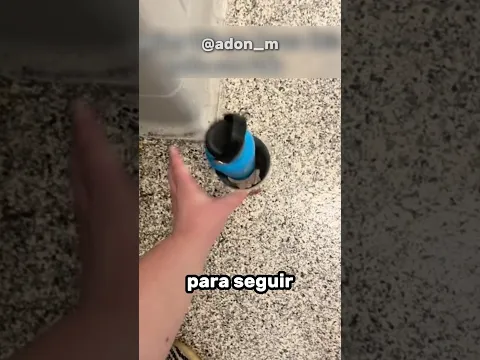 Tira cosas por un agujero 😭