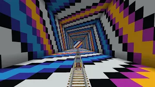 Minecraft Roller Coaster! (10 minutes long) #1