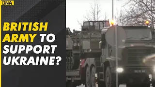 Russia-Ukraine War: Drone shots of British forces arriving at Estonia