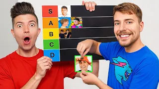 YouTubers Ranking YouTubers! (Shorts Compilation)