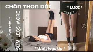 100% THON - DÀI - THẲNG CHÂN với Wall legs up ( PHẦN 2)| Chanhealthy