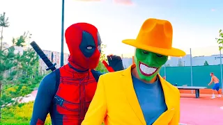 ДЭДПУЛ ЛОВИТ ЗЕЛЕНУЮ МАСКУ | СМЕШНОЕ ВИДЕО | DEADPOOL CATCHES A GREEN MASK | FUNNY VIDEO