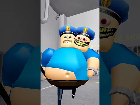 New Barry's Prison Run Obby And Jumpscare #scaryobby #obby #short