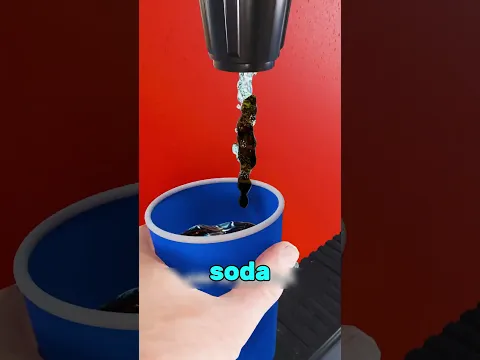 ¿Qué pasa si tomas solo el líquido oscuro de la máquina? 🥤
