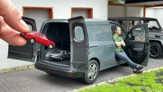 1:18 Mercedes-Benz Citan W420 T-Class, magnetite grey - NZG [Unboxing]