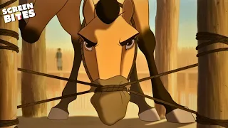 Spirit's Fight For Freedom | Spirit: Stallion of the Cimarron (2002) | Screen Bites