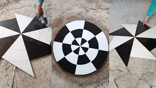 Rond design kaise banaen¥ Best Rond China tile design ¥ Karim radouan