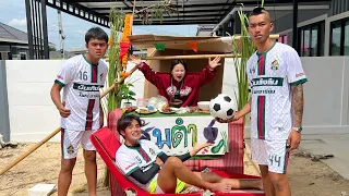 ร้านส้มตำหน้าบ้าน! กินฟรีไม่มีเงินจ่าย