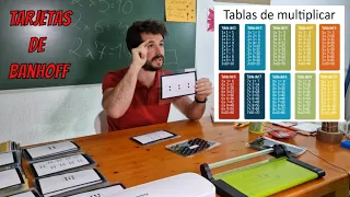 Qué son las TARJETAS BANHOFF Cómo se Utilizan | Aprender las Tablas de Multiplicar Fácil para Niños