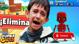 SI PIERDO BORRARE MI CUENTA DE STUMBLE GUYS PARA SIEMPRE 😱!!
