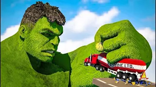 Cars vs Hulk | Teardown