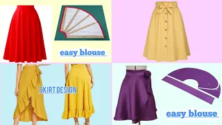 💖💥 4 kiểu chân váy đẹp ai cũng làm được |may váy rất dễ dàng|Lena sewing