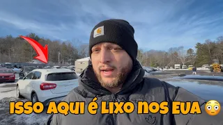 Se isso fosse no Brasil, tava rodando de Uber - Lixão de carros nos eua