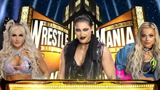 What if? Rhea Ripley vs Liv Morgan vs Tiffany Stratton - WrestleMania #wwe #rhearipley #wrestlemania
