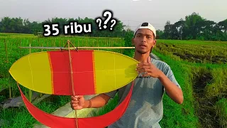 TESTING TERBANG LAYANGAN SAWANGAN NANGGALAN 104 CM