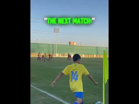 Ronaldo teaches his son