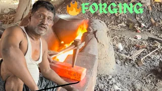 🔥Forging🔥| Black smith| ❤️‍🔥blade smith| How to forge👆🏼|#industrialskills #forge #forging