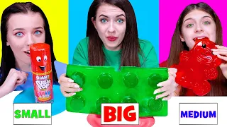 ASMR Big, Medium and Small Plate Challenge by LiliBu #3