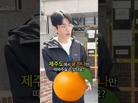 100만원이면 제주도에서 귤사오기 가능?불가능?