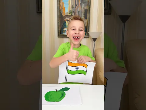 💁🏻‍♀️🇮🇳 🤠She Won the Indian Flag Drawing Contest 🥳🕺🏻