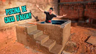 Como fazer uma piscina de caixa d'agua