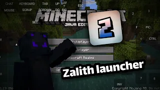 كيف تحمل ماين كرافت جافا على الجوال!!! | zalith launcher 